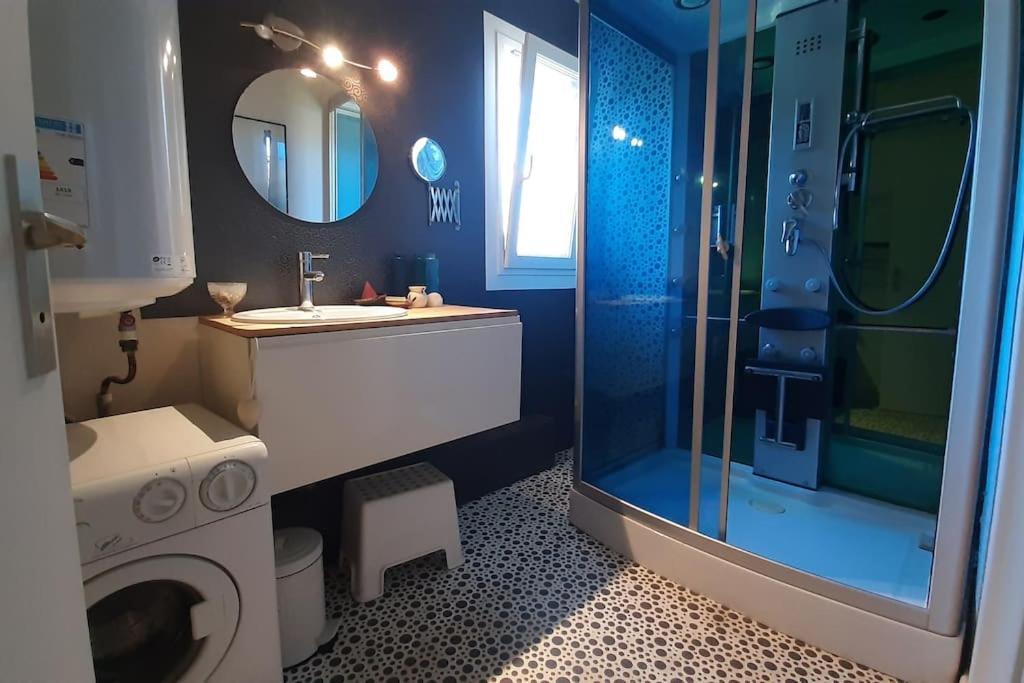 La Maison Bleue De Doudou - Coeur De Village Castéra-Verduzan Exterior foto